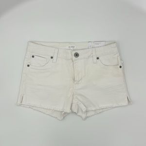 9” White Jean Boyfriend Shorts NWT